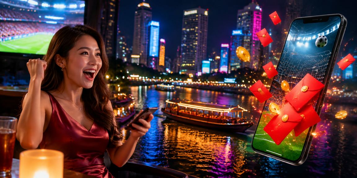 Kuala Lumpur user accessing 8400 Sports Betting on mobile with festive bonuses